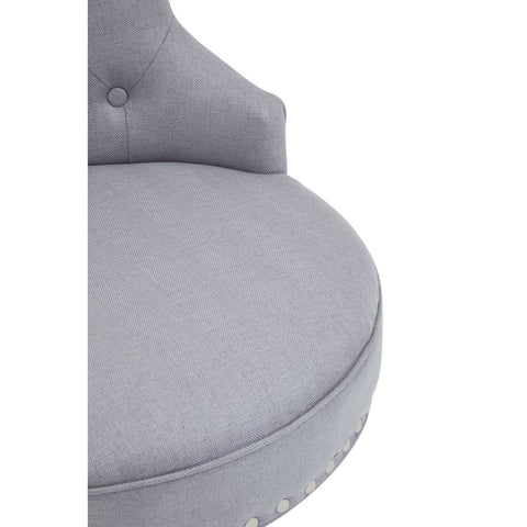 Grey Wingback Office Chair