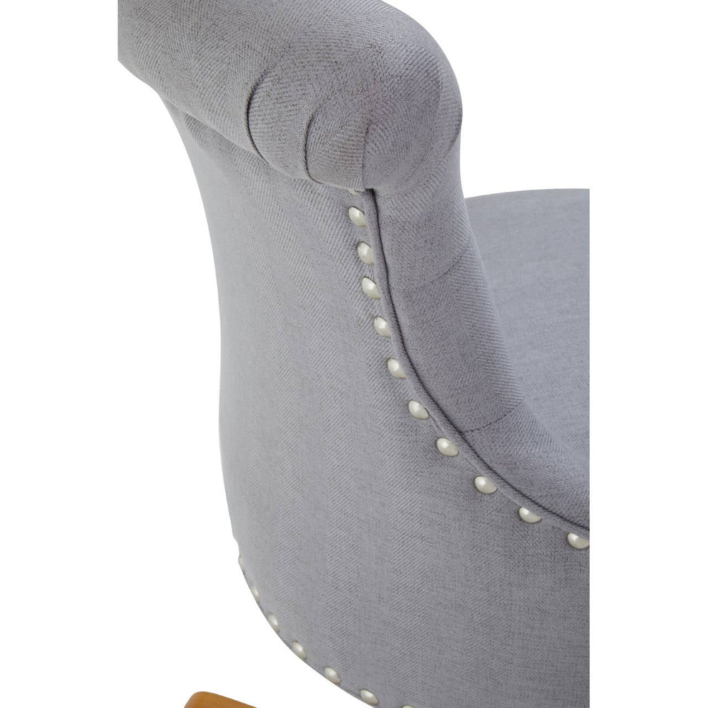 Grey Wingback Office Chair