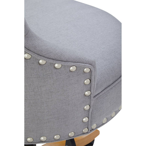 Grey Wingback Office Chair