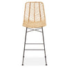Rattan Curved Bar Chair