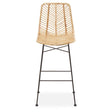 Rattan Curved Bar Chair