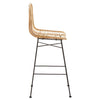Rattan Curved Bar Chair