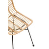 Curved Rattan Accent Chair