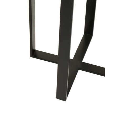 Marble Iron Side Table