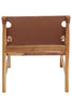 Rustic Leather Sling Chair