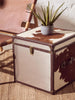 Rustic Leather Sling Chair
