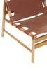 Rustic Leather Sling Chair