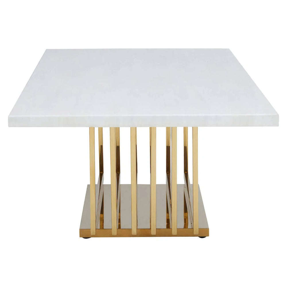 Glam Marble Gold Coffee Table
