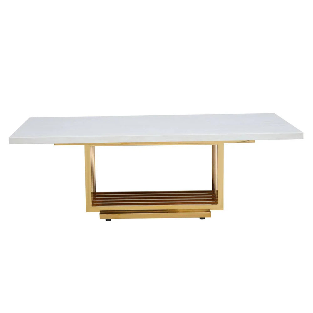 Glam Marble Gold Coffee Table