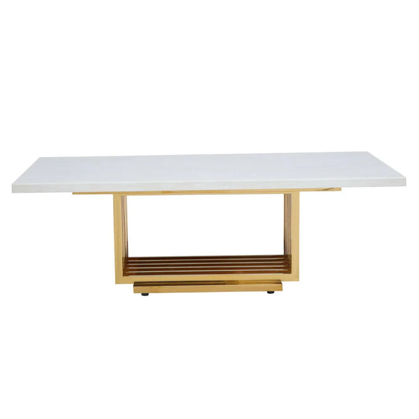 Glam Marble Gold Coffee Table