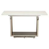 Marble Silver Console Table