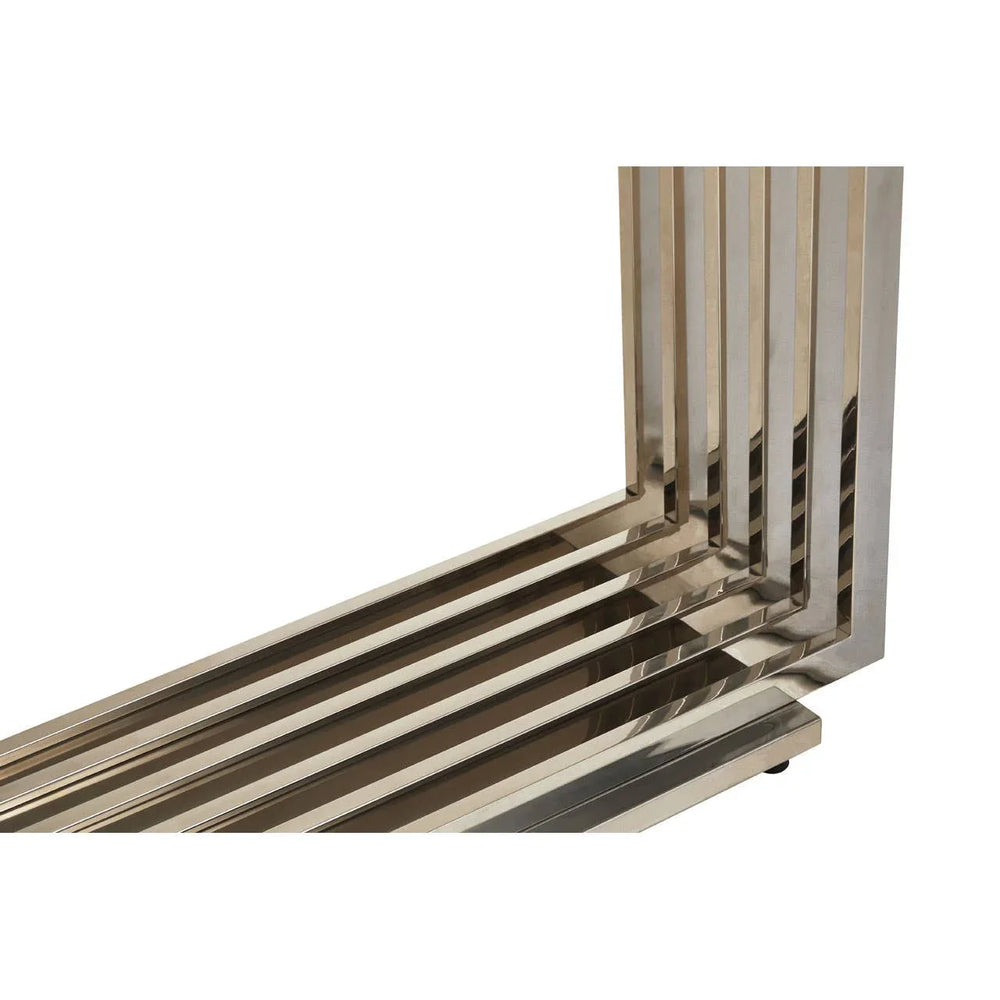 Marble Silver Console Table