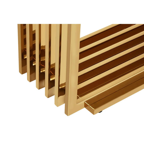 Glam Marble Console Contemporary Elegance