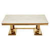 Ivory Marble Coffee Table