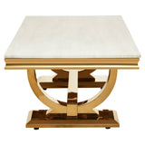 Ivory Marble Coffee Table