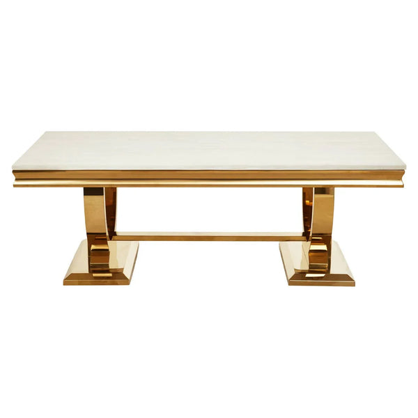 Ivory Marble Coffee Table