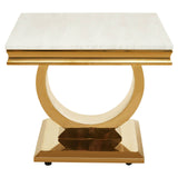 Luxury Marble Gold Side Table