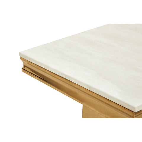 Luxury Marble Gold Side Table