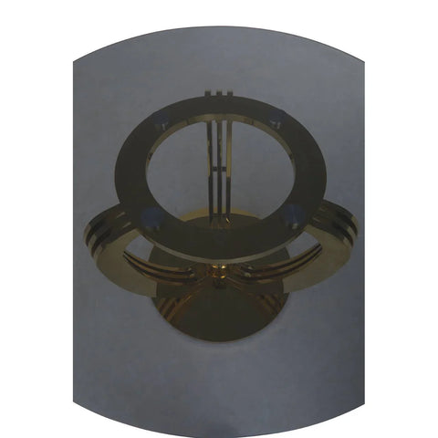 Elegance Grey Glass Dining Table