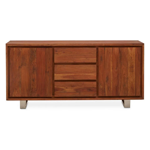 Simla Acacia Two Door Sideboard - Modern Storage Solution for Your Home