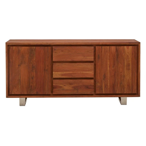 Simla Acacia Two Door Sideboard - Modern Storage Solution for Your Home