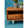 Modern Acacia Media Storage Unit