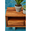 Modern Acacia Media Storage Unit