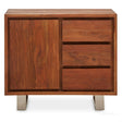 Rustic Glam Acacia Wood Sideboard with Ample Storage