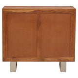 Rustic Glam Acacia Wood Sideboard with Ample Storage