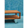 Acacia Wood Modern Coffee Table