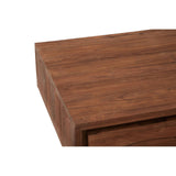 Acacia Wood Modern Coffee Table