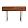 Rustic Acacia Wood Console Table