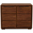 Rustic Chic Sheesham and Acacia Wood Sideboard with Two Doors