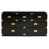 Luxe Gold Trim Storage Chest
