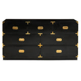 Luxe Gold Trim Storage Chest