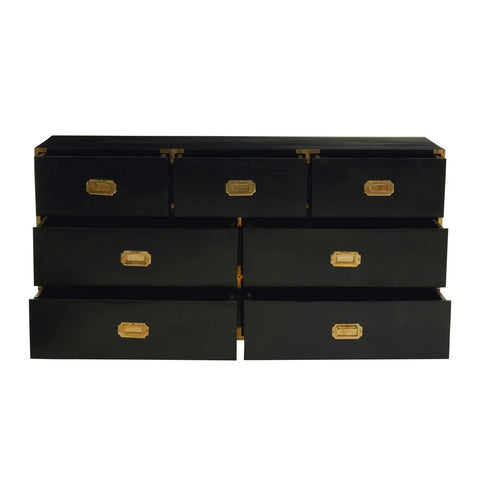 Luxe Gold Trim Storage Chest