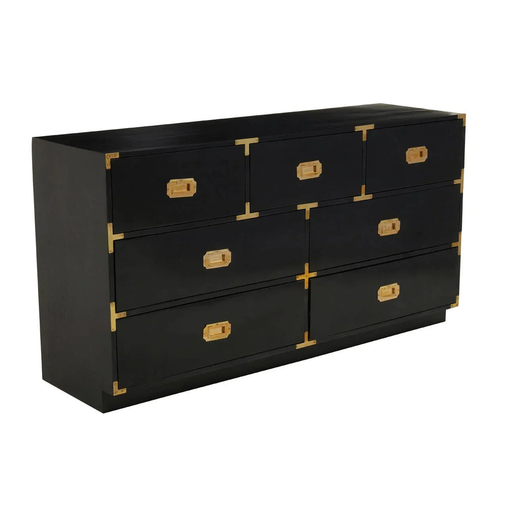 Luxe Gold Trim Storage Chest