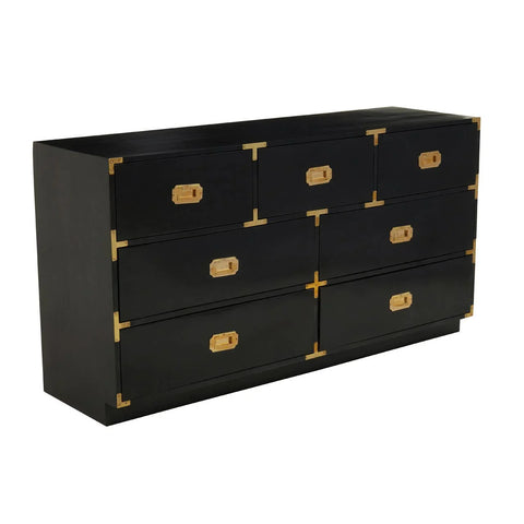 Luxe Gold Trim Storage Chest