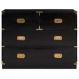 Luxe Gold-Tipped Storage Chest