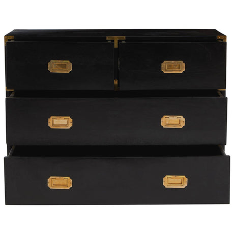 Luxe Gold-Tipped Storage Chest