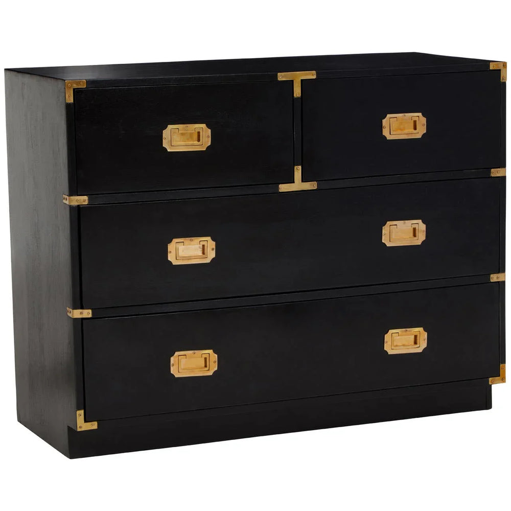 Luxe Gold-Tipped Storage Chest