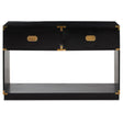 Luxury Black Mango Wood Table