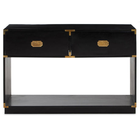Luxury Black Mango Wood Table