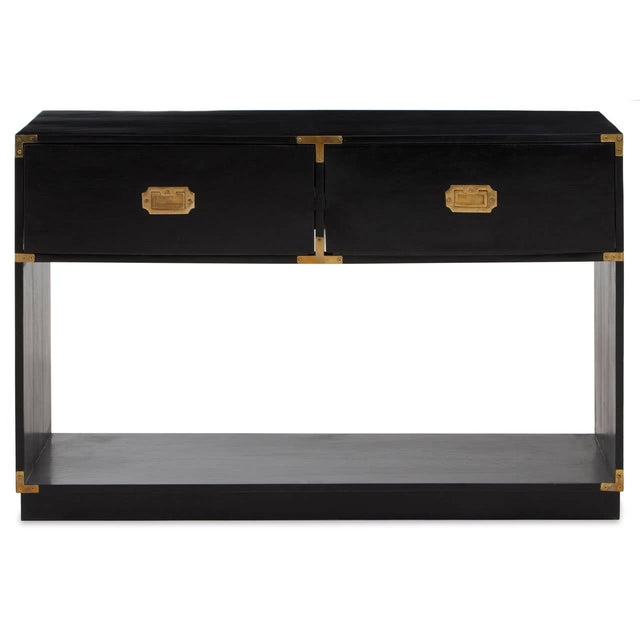 Luxury Black Mango Wood Table