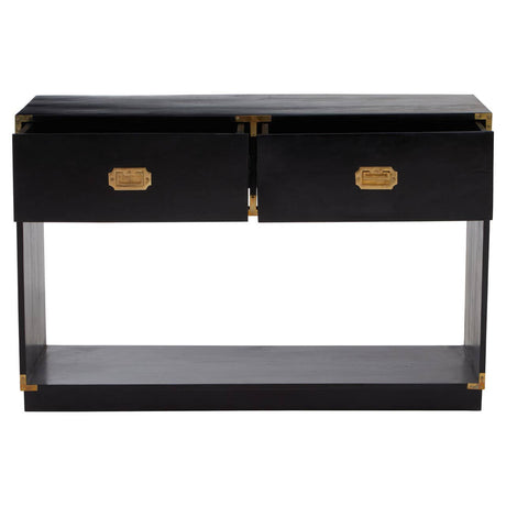 Luxury Black Mango Wood Table