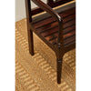 Rustic Iron-Framed Wooden Bench
