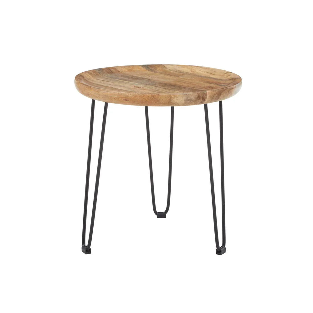 Boho Mango Wood Side Table