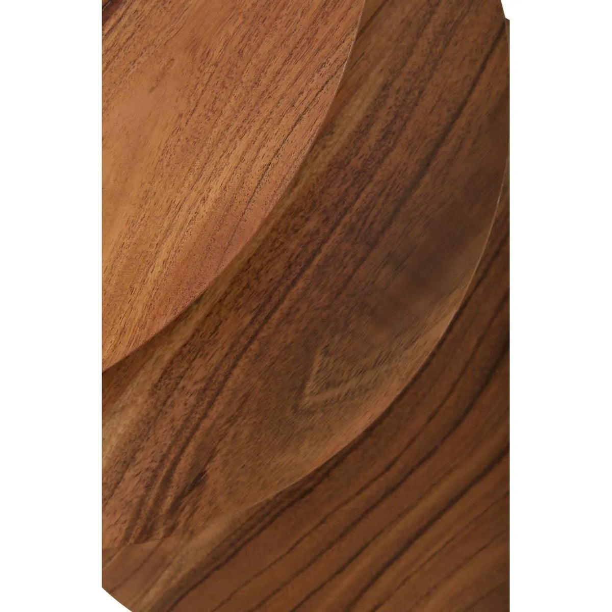 Closeup of natural wood grain texture on furniture surface