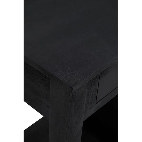 Wine Storage Console Mango Black
