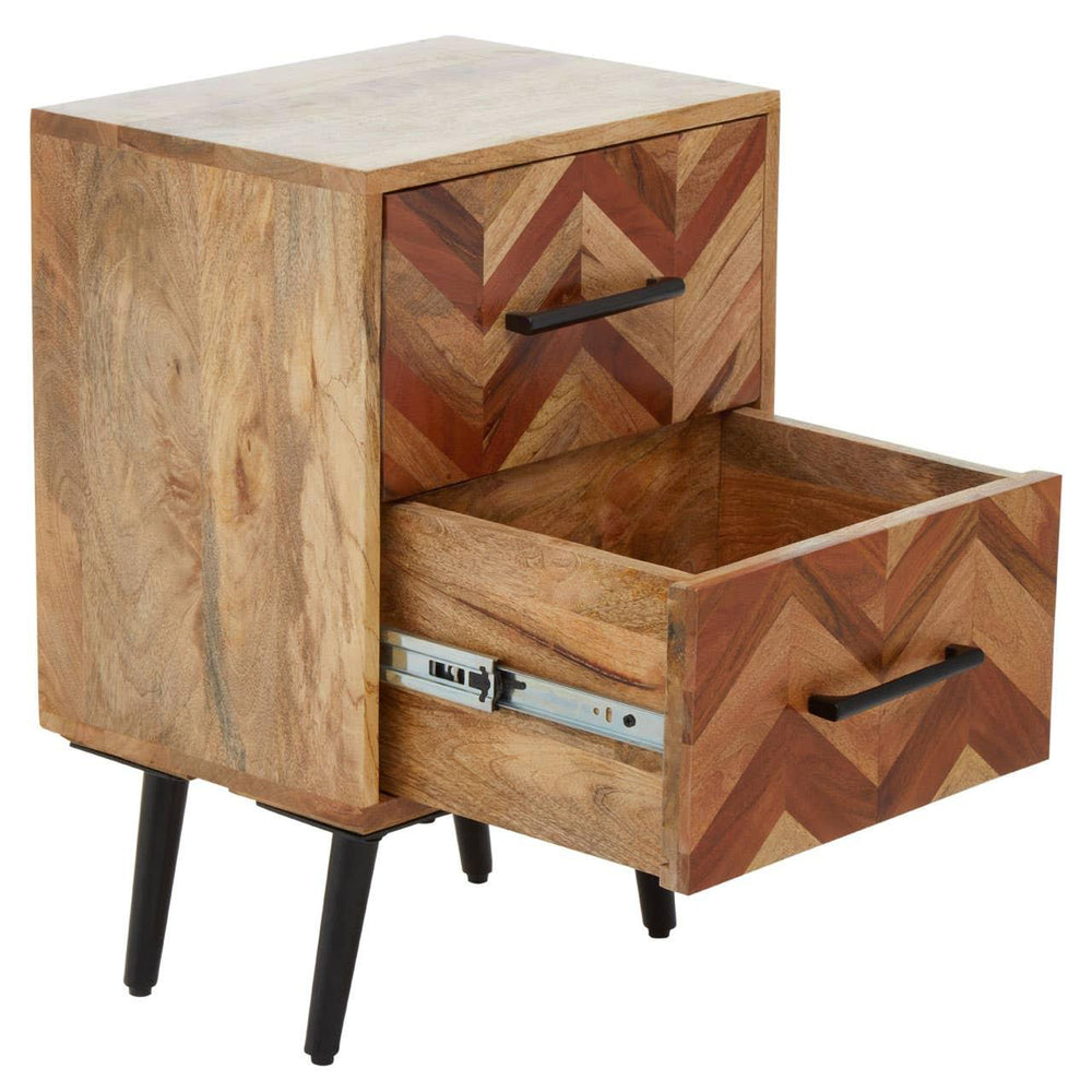 Modern Mango Wood Nightstand